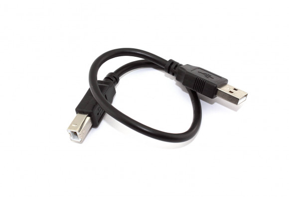 Кабель USB 2.0 на USB-B прямой 0,3 м