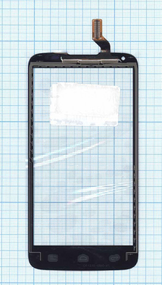 Сенсорное стекло (тачскрин) для Huawei Ascend G710, черный