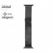 Ремешок для Apple Watch COTEetCI W6 Magnet Watchband 42 мм/44 мм магнитный металл (черный) Ремешок для Apple Watch COTEetCI W6 Magnet Watchband 42 мм/44 мм магнитный металл (черный)