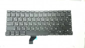 Клавиатура для ноутбука Apple MacBook A1502 черная, плоский Enter Клавиатура для ноутбука Apple MacBook A1502 черная, плоский Enter