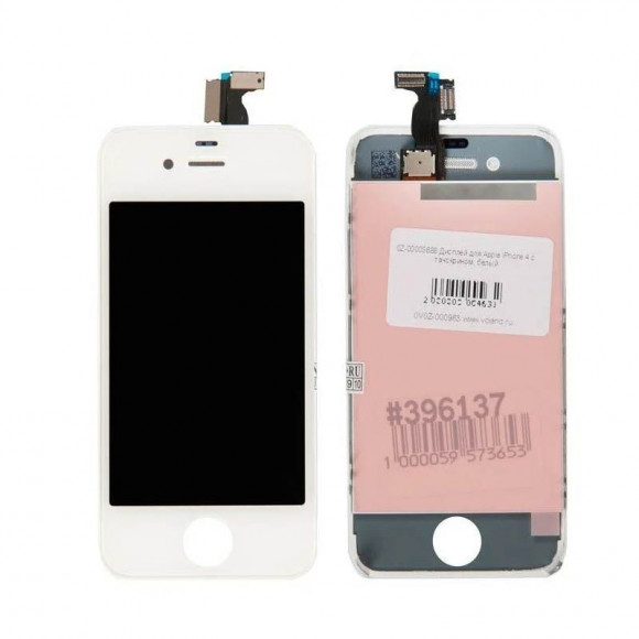 Модуль (матрица + тачскрин) для Apple iPhone 4 (AAA), белый