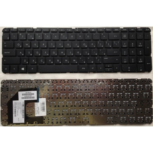 Клавиатура для ноутбука HP Pavilion 15 black ( hp 15- B series, wihtout frame) РУССКАЯ РАСКЛАДКА