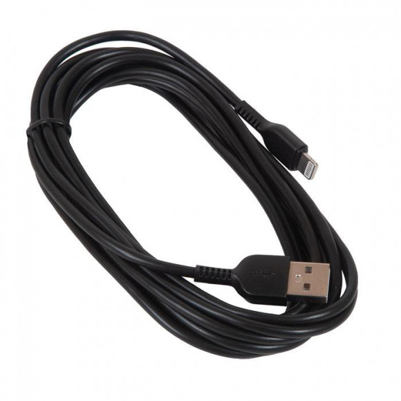 Кабель USB HOCO X20 Flash для Lightning, 2.0А, длина 3.0м, черный