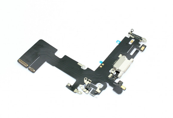 Шлейф с разъемом зарядки и микрофоном для Apple iPhone 13, белый