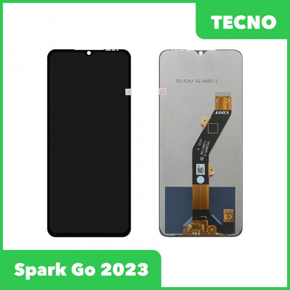 LCD дисплей для Tecno Spark Go 2023 в сборе с тачскрином (черный)