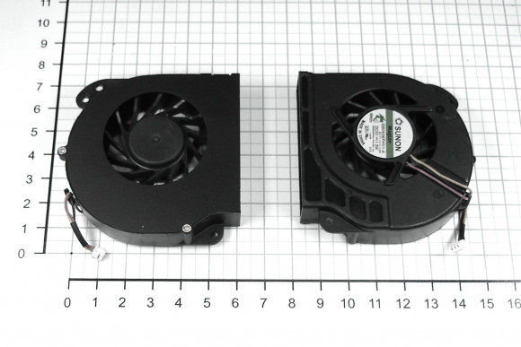 Вентилятор (кулер) для ноутбука Dell Alienware Area51 M15X, 3-pin
