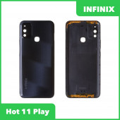 Задняя крышка для Infinix Hot 11 Play (черный) Задняя крышка для Infinix Hot 11 Play (черный)