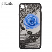 Защитная крышка "LP" для Apple iPhone 7, 8, Роза голубая (европакет)