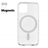 Чехол для Apple iPhone 12 Mini REMAX Crystal Series Magsafe Magnetic Phone Case RM-1690, прозрачный