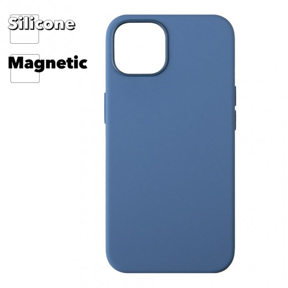 Силиконовый чехол для iPhone 13 "Silicone Case" with MagSafe (Blue Jay)