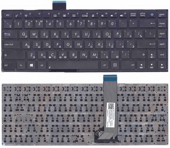 Клавиатура для ноутбука Asus X402, черная