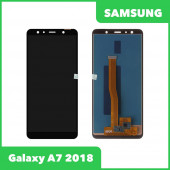 LCD дисплей для Samsung Galaxy A7 2018 SM-A750 в сборе, TFT с регулировкой яркости (черный)