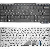Клавиатура для ноутбука Sony Vaio VGN-SR черная, без рамки Клавиатура для ноутбука Sony Vaio VGN-SR черная, без рамки
