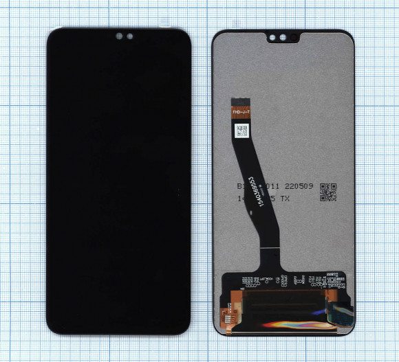 Дисплей (модуль) для Huawei Honor 8X, Honor 9X Lite в сборе с тачскрином (COF) черный