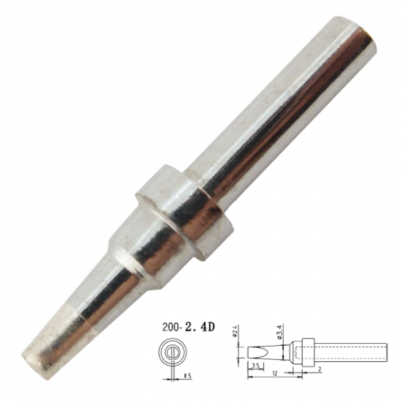 Жало для паяльника Quick QK200-T-2, 4D