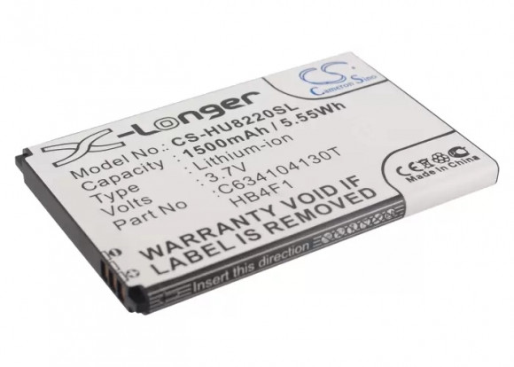 Аккумулятор (батарея) CS-HU8220SL, HB4F1 для телефона Huawei U8800, E5151, 3.7В, 1500мАч, 5.55Wh
