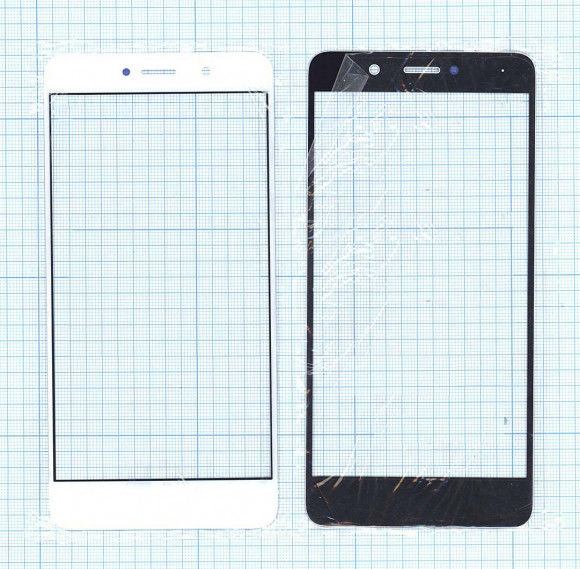 Стекло для Huawei Honor 6X, GR5 2017, белый
