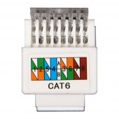 Модуль универсальный BNH, keystone, 1хRJ45, Toolless, кат. 6, неэкр., 1 шт, цвет: белый, (B300.1-6-NB90-TL) Модуль универсальный BNH, keystone, 1хRJ45, Toolless, кат. 6, неэкр., 1 шт, цвет: белый, (B300.1-6-NB90-TL)