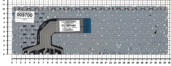 Клавиатура для ноутбука HP Pavilion 15-e белая с рамкой