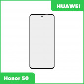 Стекло + OCA пленка для переклейки Huawei Honor 50 (NTH-NX9), черный