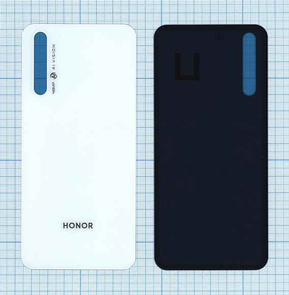 Задняя крышка корпуса для Huawei Honor 20S (2020), белая