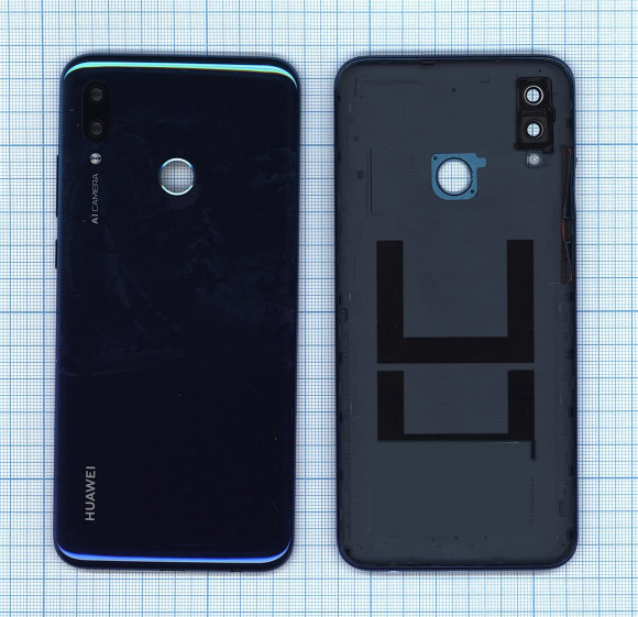 Задняя крышка корпуса для Huawei P Smart 2019, синяя