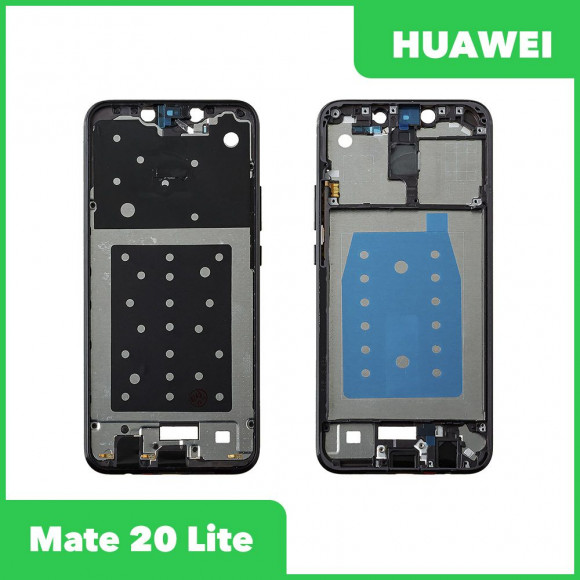 Рамка дисплея (средняя часть) Huawei Mate 20 Lite (черный)