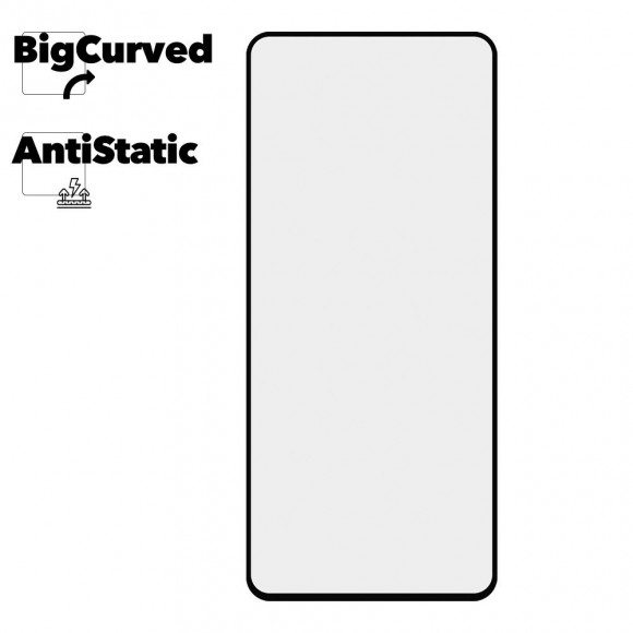Защитное стекло для Xiaomi Redmi Note 12 4G, 5G Super max Anti-static big curved glass