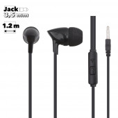 Гарнитура вставная Remax RW-106 Earphone, черная Гарнитура вставная Remax RW-106 Earphone, черная