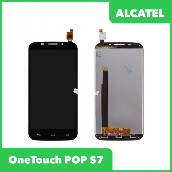 LCD Дисплей для Alcatel OT-7045Y (Pop S7) в сборе с тачскрином, черный