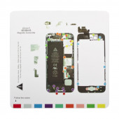 Магнитный коврик для ремонта iPhone 5 (со схемой разбора) Магнитный коврик для ремонта iPhone 5 (со схемой разбора)