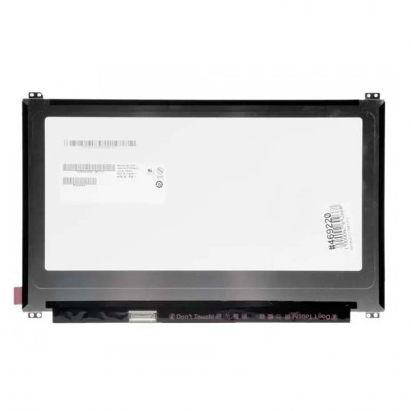 Матрица (экран) для ноутбука B133HAN02.7 13.3", 1920x1080, LED, 30 pin, Slim, уши вверх/вниз, матовая, IPS, разъем слева