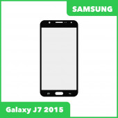 Стекло для переклейки дисплея Samsung Galaxy J7 2015 (J700), черный
