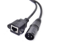 Удлинитель RJ45 на XLR папа-мама 0.3 м