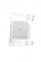 Выключатель BYLECTRICA А1 10-214 "Пралеска" 1 кл с подс. белый BL1