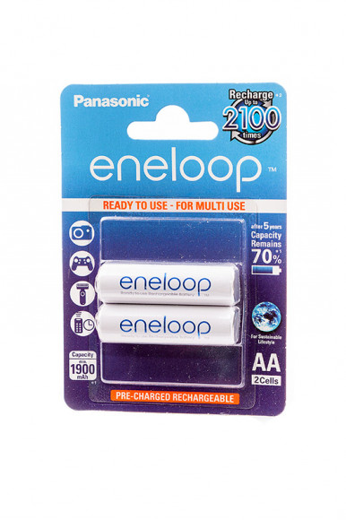 Аккумулятор Panasonic Eneloop BK-3MCCE/2BE 1900мАч AA BL2, 1 штука