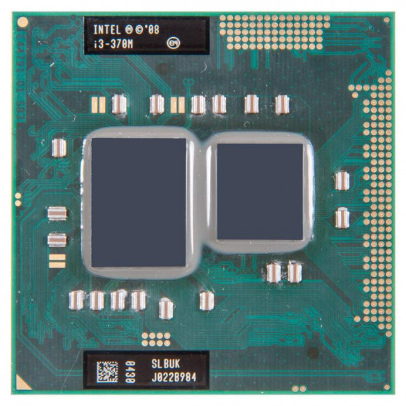 Процессор Socket 988 Core i3-370M 2400MHz (Arrandale, 3072Kb L3 Cache, FSB 2.5GT/s, SLBUK)