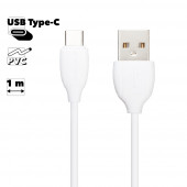 USB кабель Borofone BX19 Benefit Charging Data Cable For Type-C, белый USB кабель Borofone BX19 Benefit Charging Data Cable For Type-C, белый