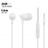 Гарнитура вставная Remax RW-106 Earphone, белая Гарнитура вставная Remax RW-106 Earphone, белая