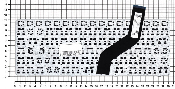 Клавиатура для ноутбука Acer Aspire One CloudBook 14 AO1-431, черная Клавиатура для ноутбука Acer Aspire One CloudBook 14 AO1-431, черная