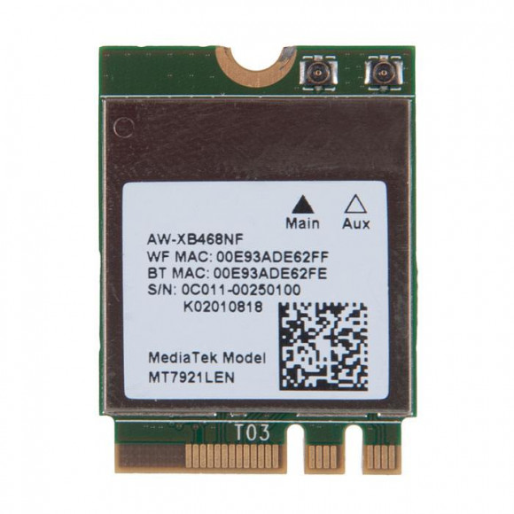 Модуль Wi-Fi + Bluetooth AW-XB468NF с разбора