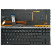 Клавиатура для ноутбука HP Omen 15-en, 15t-en, 15-ek, 15t-ek черная, с RGB подсветкой