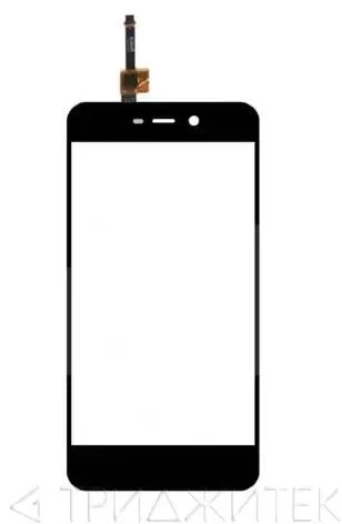 Сенсорное стекло (тачскрин) для Xiaomi Redmi 4A, черный