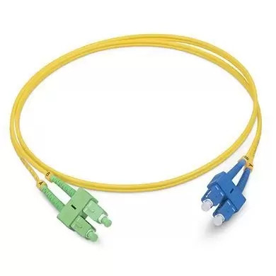 Шнур оптический duplex Cabeus FOP(d)-9-SC/APC-SC/UPC-2m