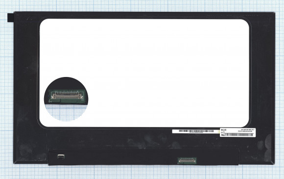 Матрица NV156FHM-N63 V8.0, 15.6", 1920x1080 (Full HD), 30 pin, светодиодная (LED), UltraSlim, матовая, без креплений