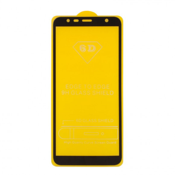Защитное стекло Colorful Tempered Glass для Samsung Galaxy J4 Plus 2018 (J415F), J6 Plus 2018 (J610F), черная рамка