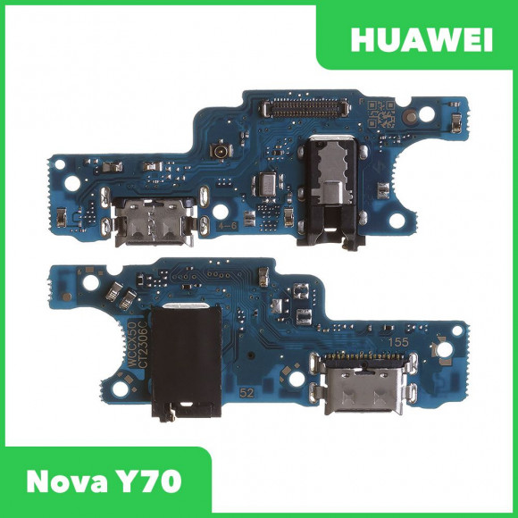 Системный разъем (разъем зарядки) для Huawei Nova Y70, разъем гарнитуры, микрофон
