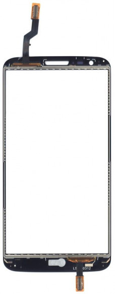Сенсорное стекло (тачскрин) для LG Optimus G2 D801, черный