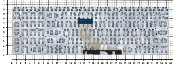 Клавиатура для ноутбука HP 15-DB000, серебристая Клавиатура для ноутбука HP 15-DB000, серебристая