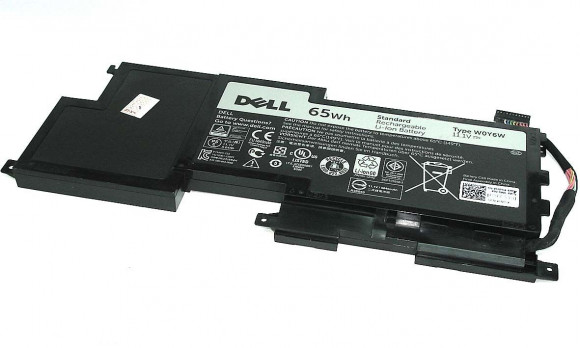 Аккумулятор (батарея) W0Y6W для ноутбука Dell XPS 15-L521X, 11.1В, 65Wh, 6400мАч (оригинал)